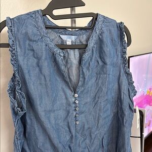 Chic Blue Off-the-Shoulder Sweater